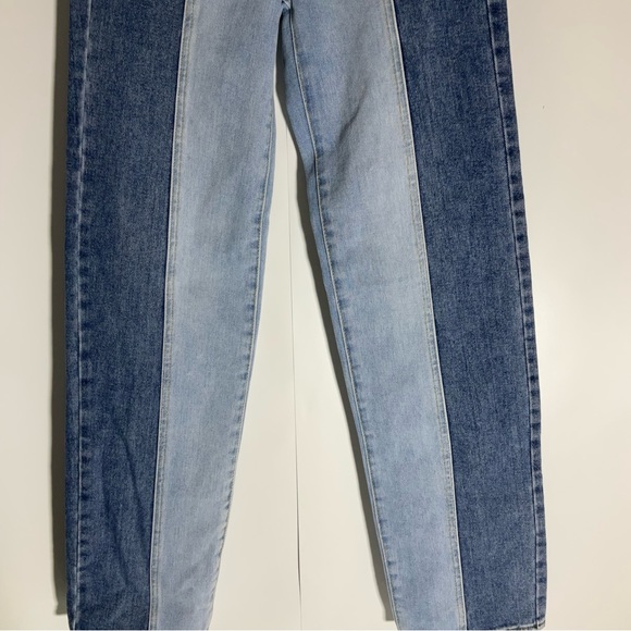 Pacsun 90s Boyfriend High Rise Two Toned Kaz Color 5-Pocket Zip Button Fly Sz 22 - Picture 9 of 16